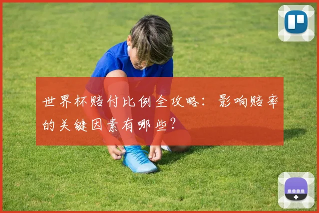 世界杯赔付比例全攻略：影响赔率的关键因素有哪些？