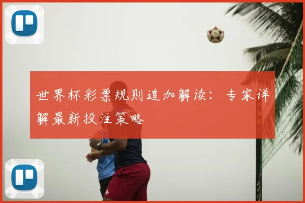 世界杯彩票规则追加解读：专家详解最新投注策略